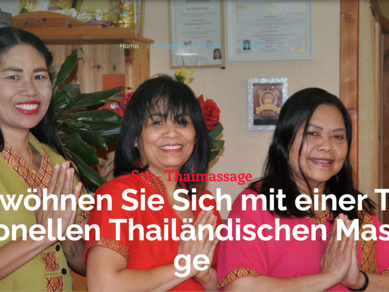 Soi Thaimassage Badstraße 3