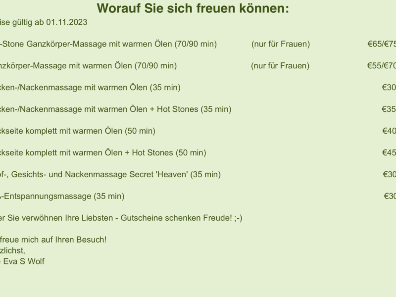 Evas Wellness Massagen