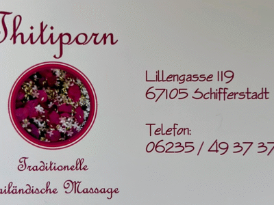 Thitiporn Binder thailändische Massage