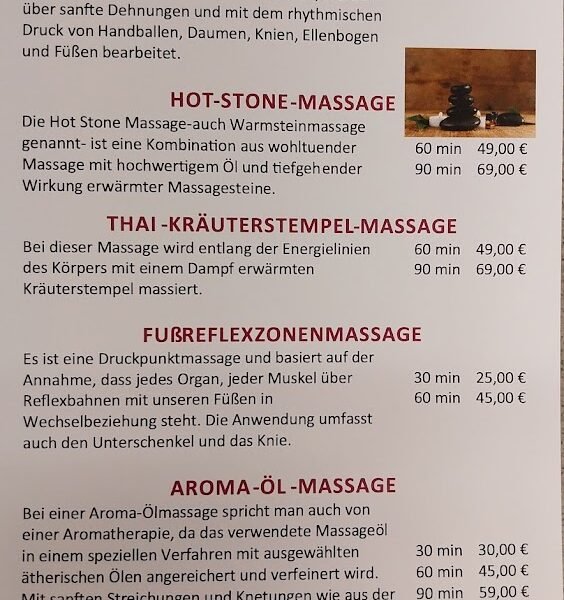 Pas Thaimassage