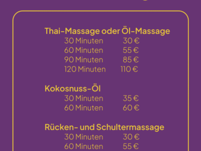 Orchidee Thaimassage