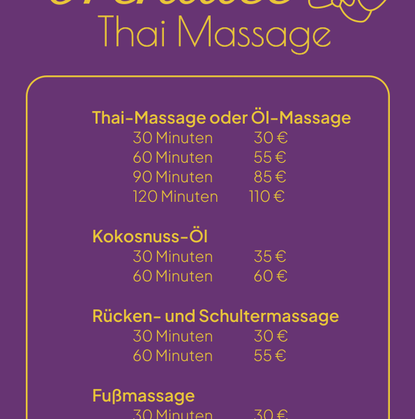 Orchidee Thaimassage