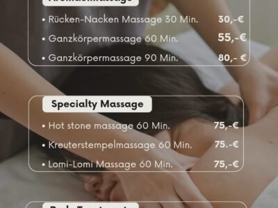 Weiße Orchidee Massagestudio