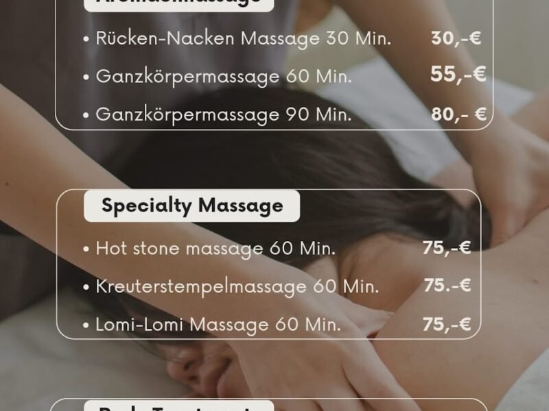 Weiße Orchidee Massagestudio