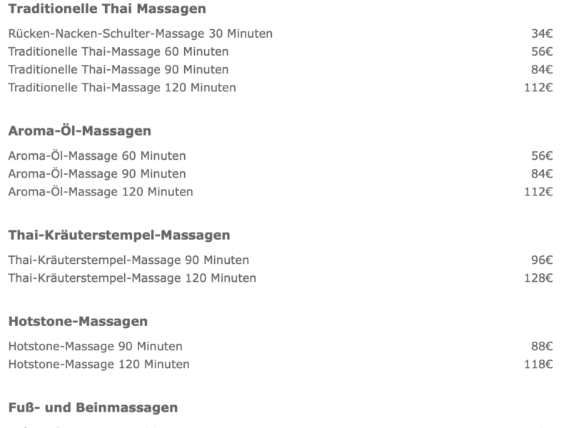 Rüng Riang Thaimassage