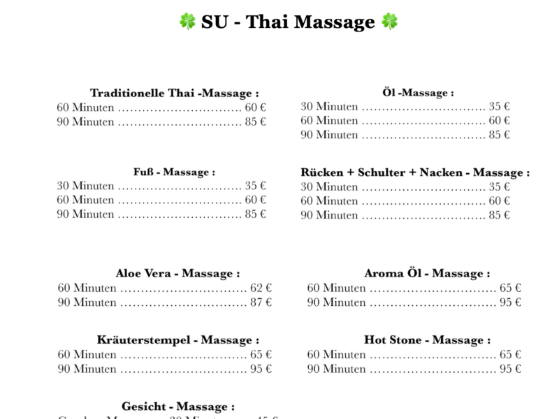 SU Thaimassage