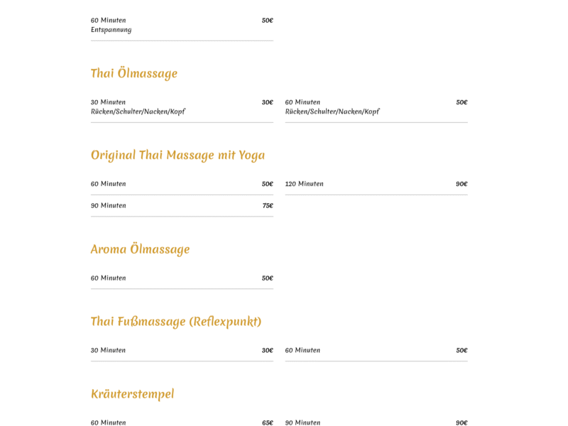 TMD - Thai Massage Dang