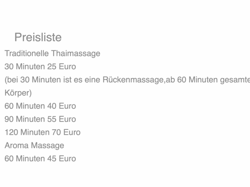 Lee La Va Dee Thaimassage