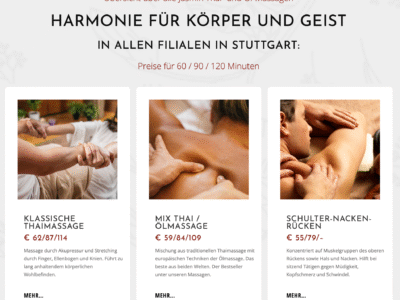 Jasmin Thaimassage Rotebühlstraße