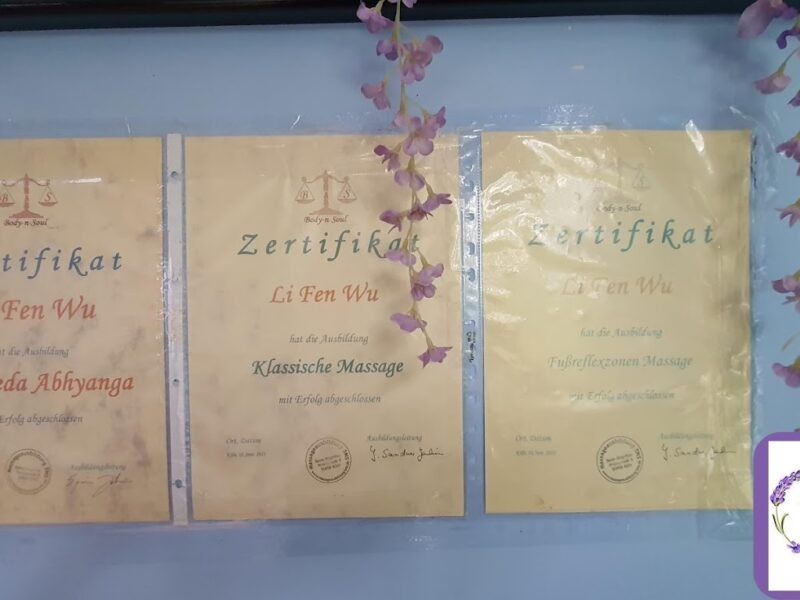 Lavendel Massage Wu