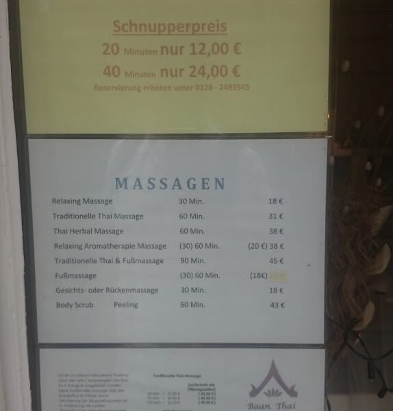 Baan Thai Thaimassagen