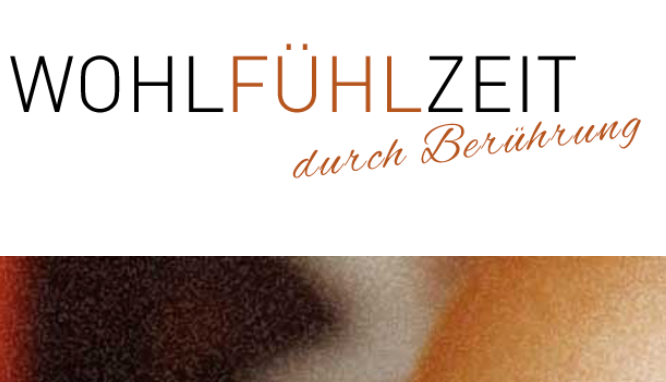 Wohlfühlzeit durch Berührung